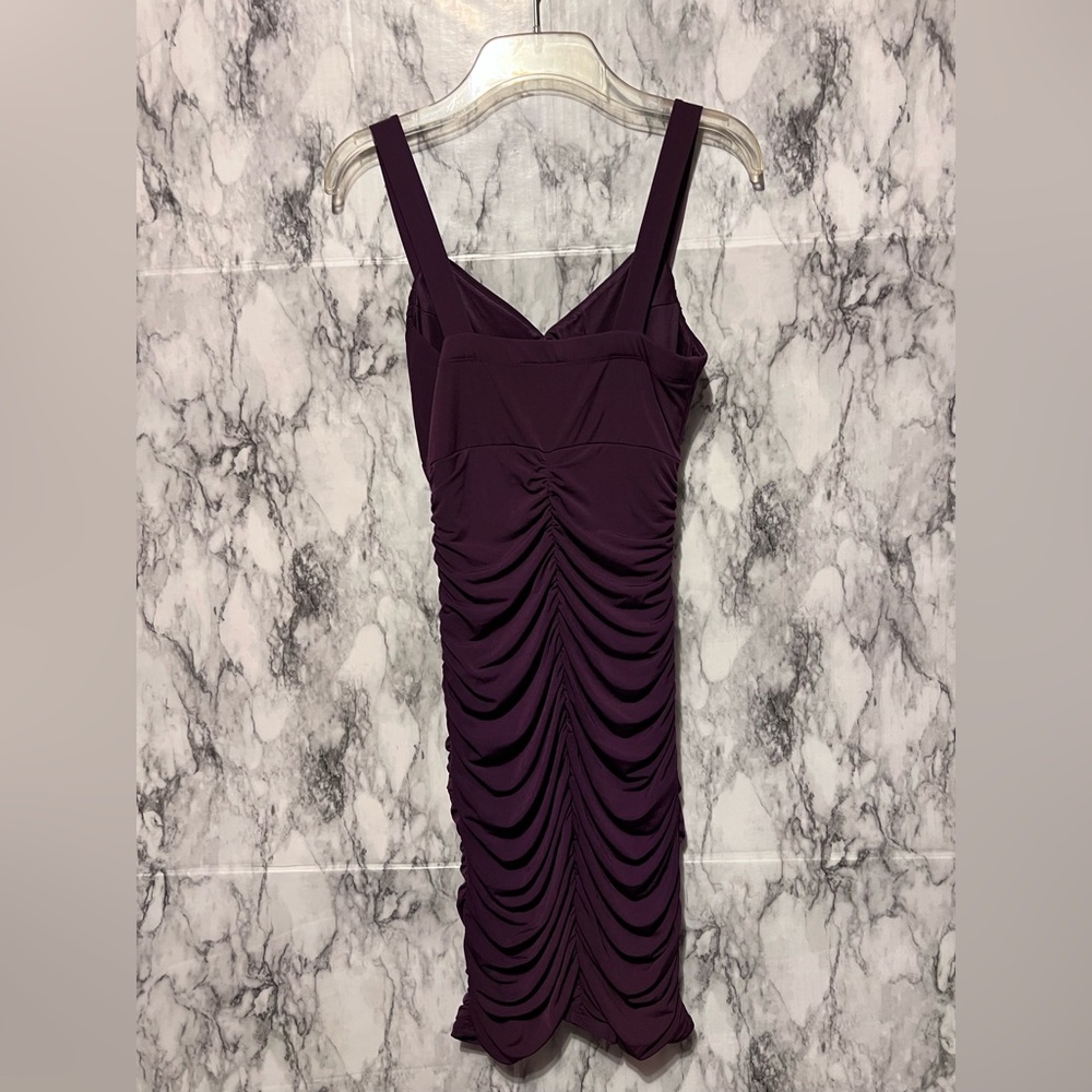XOXO Purple Sweetheart Bodycon Mini Dress - Picture 2 of 4